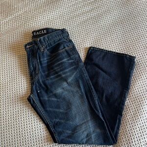 American Eagle Outfitters Dark Indigo Straight Jeans